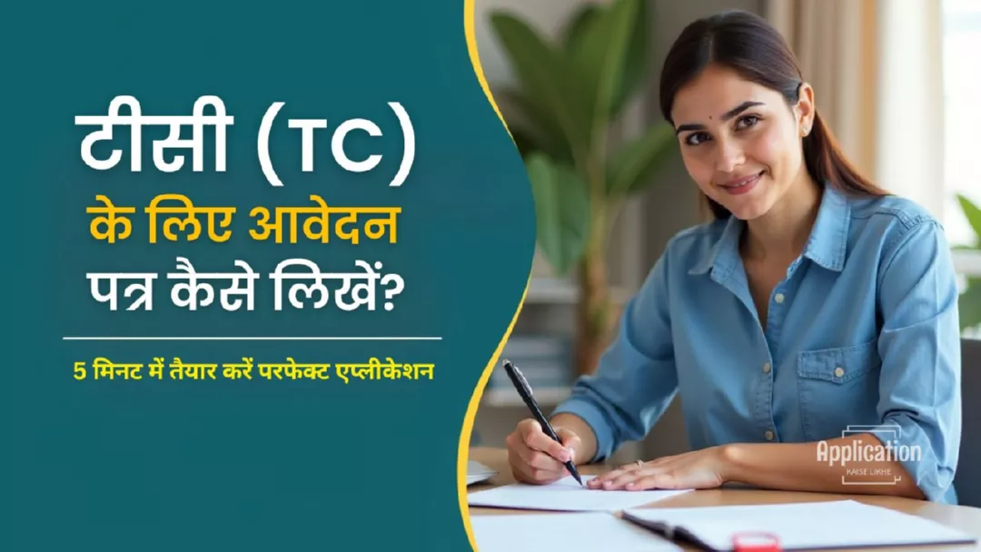 टीसी के लिए आवेदन पत्र कैसे लिखें