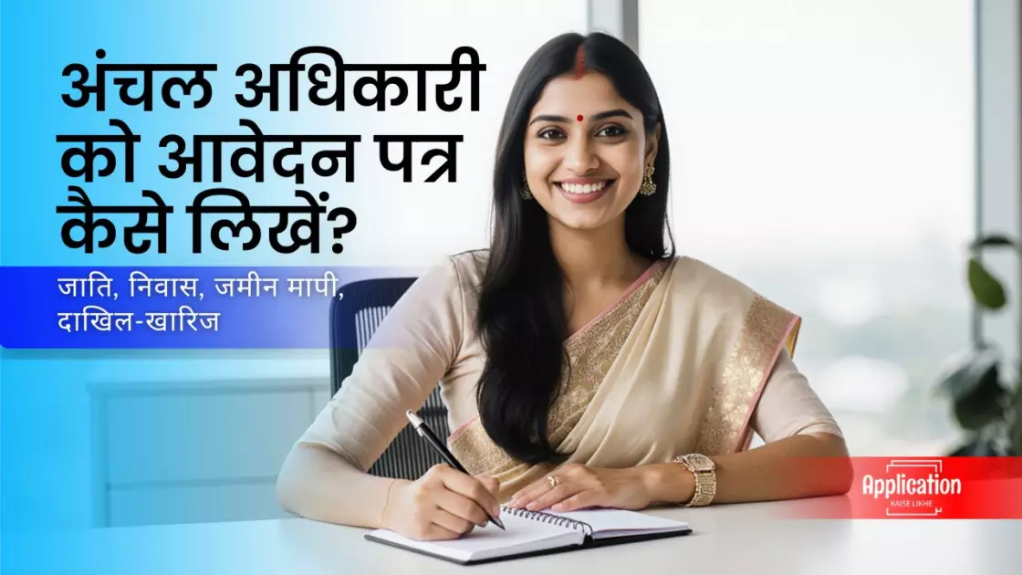 अंचल अधिकारी को आवेदन पत्र कैसे लिखें