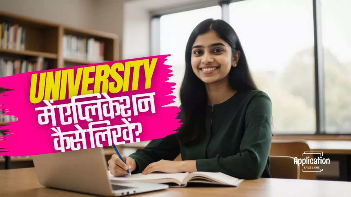 यूनिवर्सिटी में एप्लिकेशन कैसे लिखें?